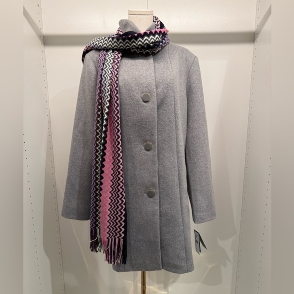 Kate Spade Classic Gray Trench Coat